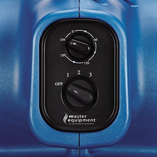 PetEdge Master Equipment Blue Force Air Dryer with Cage – Quiet Pet Fur Dryer Offers 3 Speeds Up to 2,000 CFM, 0.33 HP | Cage, three speeds, up to 2,000 CFM, 0.33 HP