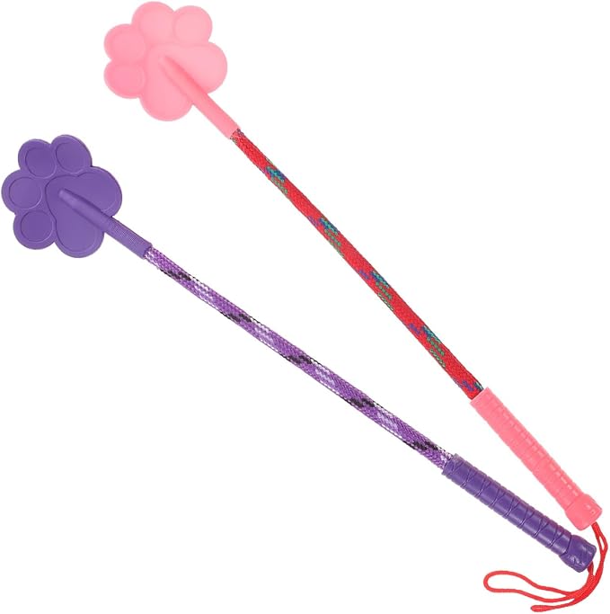 Dog Training Paw Shape Stick Tool, 2 Pack
