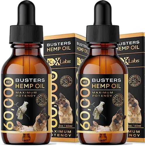 Buster's Hemp Oil for Dogs & Cats, Calm, Joint, Coat, 2-Pack 60ml