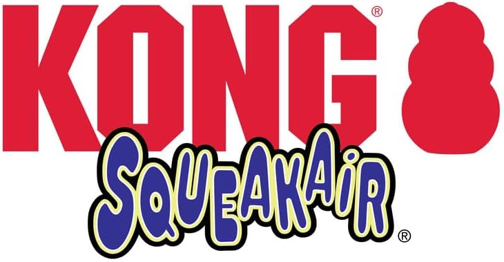 Kong Squeakair Dog Toy Tennis Ball - Medium, x 9