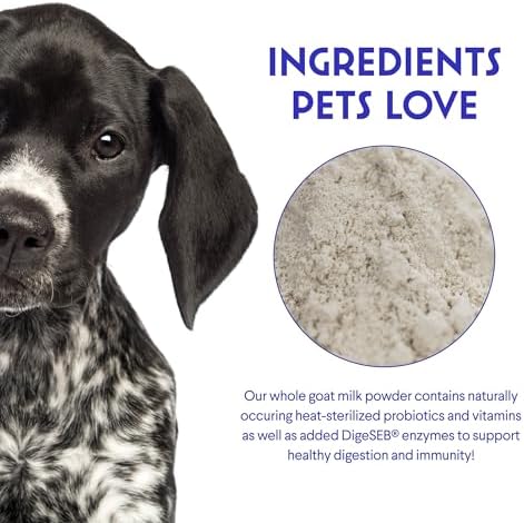 Wonder Paws Goat Milk Powder for Dogs with Probiotics - 8.25 oz