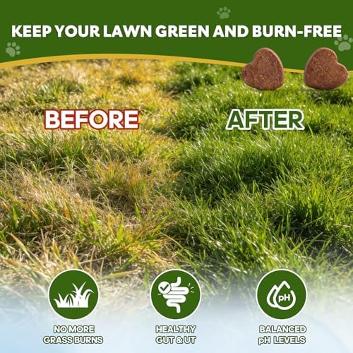 Grass Spot Chews for Dogs, Urine & Gut Health, 120 Ct