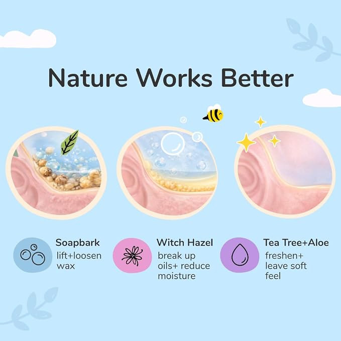 kin+kind Clean Ears Natural Leave-in Ear Cleaner, 4 fl oz