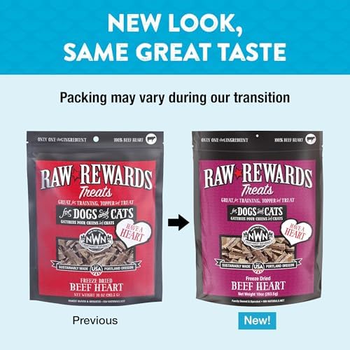 Northwest Naturals Raw Rewards Freeze-Dried Beef Heart Treats - 10oz