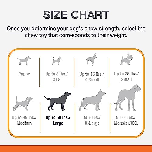 Nylabone Power Chew Easy Hold Bone Dog Chew Toy, Bacon Flavor, Large | Teeth-cleaning textures, easy to hold, durable dog toy for aggressive chewers up to 50 lbs, discourages destructive chewing