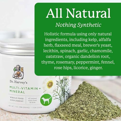 Dr. Harvey's Herbal Multi-Vitamin and Mineral Supplement for Dogs (7 Ounces)