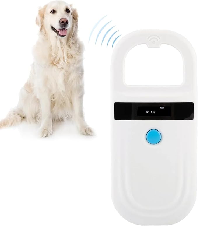 Dog Cat Microchip Reader, 134.2kHz 128 Groups of Data Storage Animal Chip Registration RFID Microchips Scanner,5V USB2.0 Pet Chip Scanner