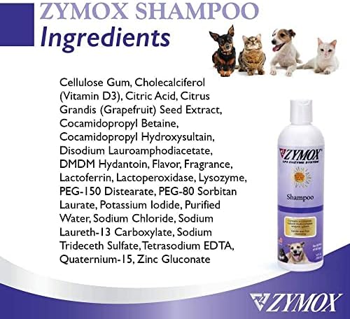 PET King Brands ZYMOX Shampoo for Dogs and Cats, 12oz