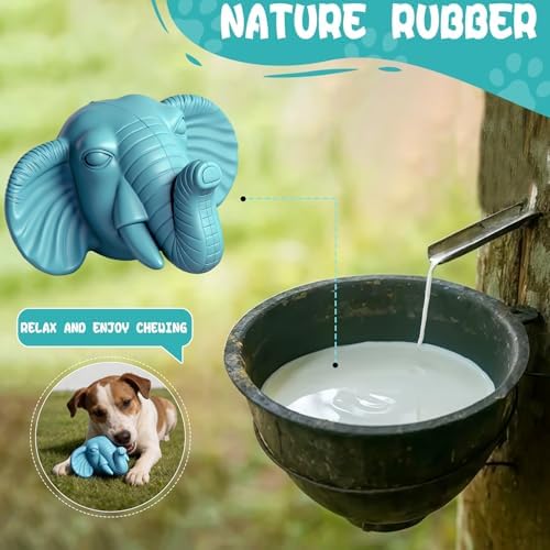 Tough Treat Dispensing Dog Toys for Aggressive Chewers | Natural Rubber, Treat Dispensing, Medium Large Dogs, Interactive Slow Feeder Puzzle, Dishwasher Safe