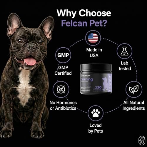 Calming Chews for Dogs, L-Theanine, Chamomile