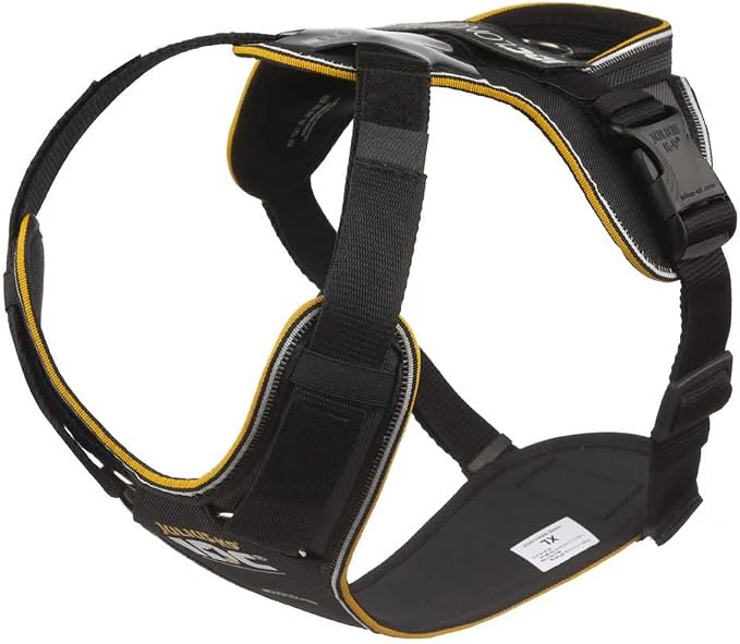 IDC Longwalk Y-Harness, Black-Gray, Size: XS