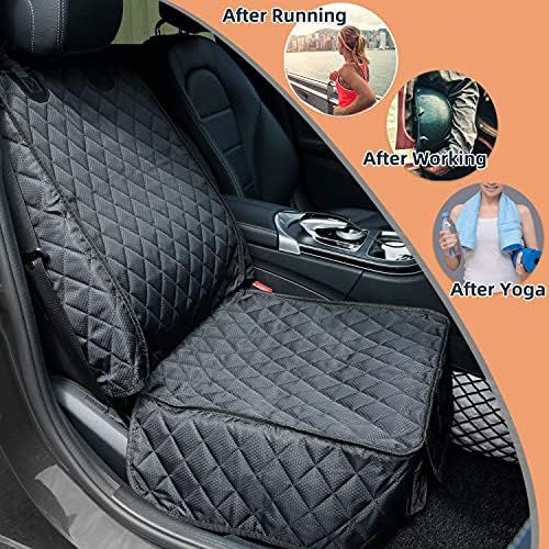 PETICON Dog Car Seat Cover - Waterproof, Mesh Window, Bundle