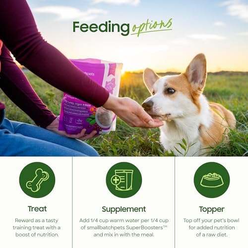 smallbatch Freeze Dried Dog Treat or Topper with Probiotics, Beef 18oz