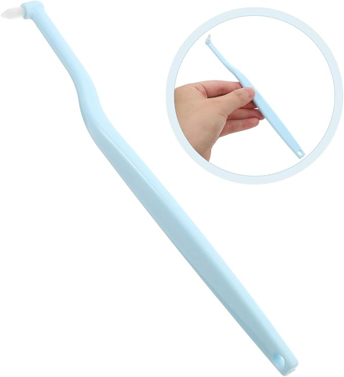 Pointed Head Pet Toothbrush for Cats and Dogs Soft Bristle Oral Care Tool for Small Breeds Bad Breath Control Ergonomic Handle for Easy Use Pet Supply