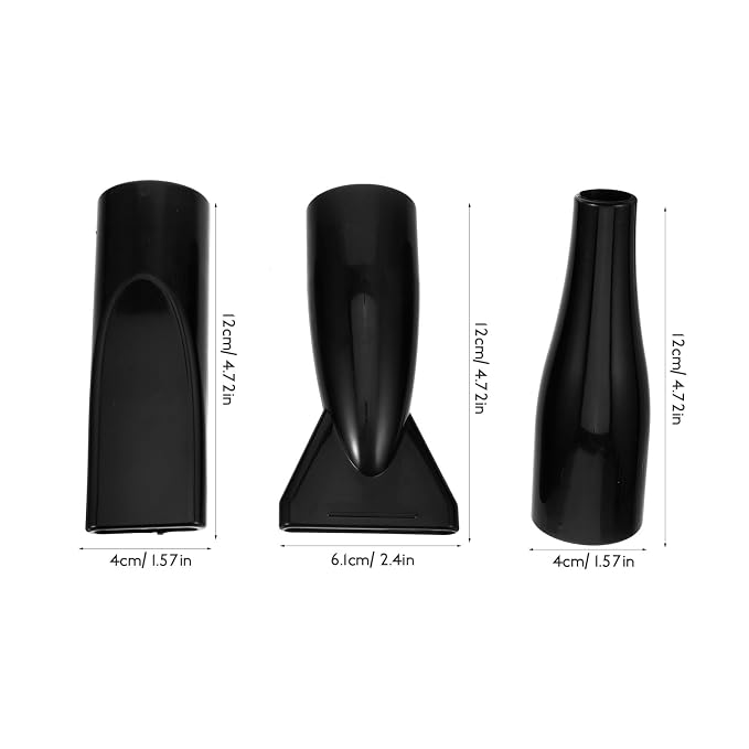 GALPADA Universal Blow Dryer Nozzle Attachment for PET Hair Dryer 3Pcs ABS Nozzle Replacement Styling Tool for PET Grooming