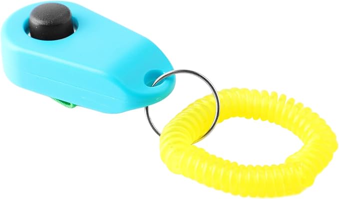 Chrees Dog Training Clicker Ring, Sky Blue
