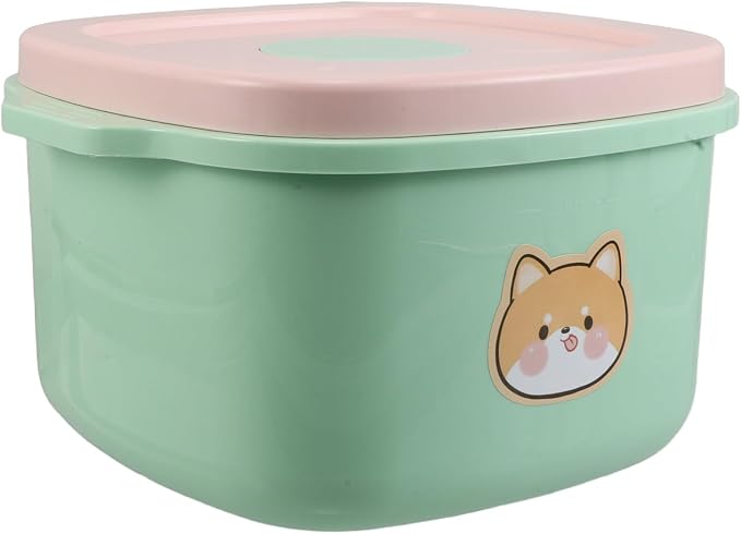 Airtight 5l Pet Food Storage Bucket with Lid, Vacuum Seal Plastic Dog and Cat Food Container for Moisture and Dust Protection, Kitchen Pantry Organization for Pets