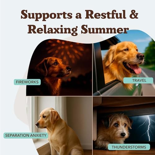 Natural Dog Company Calming Chews for Dogs, Chamomile, Valerian