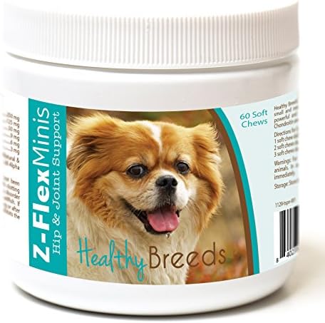 Healthy Breeds Tibetan Spaniel Z-Flex Minis Hip and Joint Support Soft Chews 60 Count