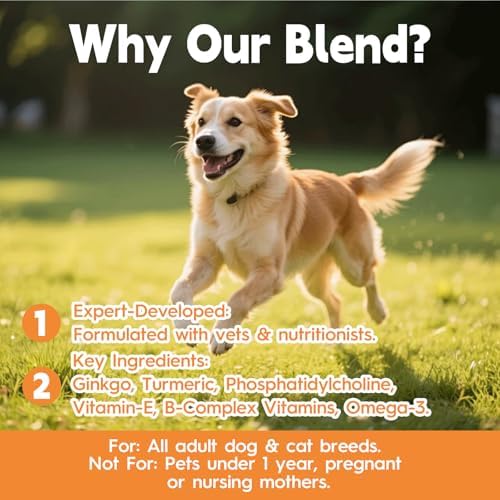 Brain & Heart Health Prevention Ginkgo Biloba Extract for Dogs & Cats ﻿