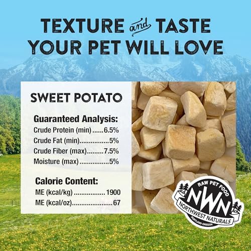 Northwest Naturals Raw Rewards Freeze-Dried Sweet Potato Treats - 2oz