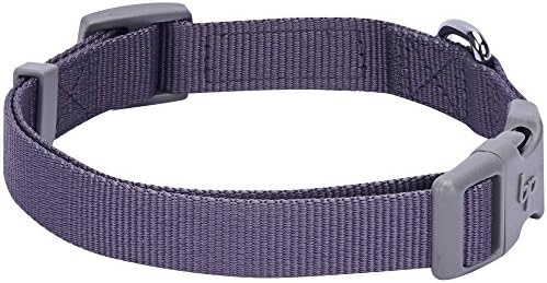 Blueberry Pet Uptown Chic Stylish Triangle Greyish-Purple Cotton Blend Neckerchief Scarf Bandana Adjustable Dog Collar, Small, Neck 12"-16"