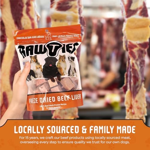Premium Freeze-Dried Variety Pack - Beef Liver, Heart, Patties and Liver for Dogs – 100% USA-Sourced Raw Meat Dog Food – Grain-Free, High Protein Nutrition for Small & Large Breeds