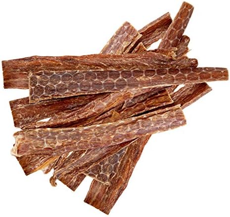 hotspot pets Beef Esophagus Dog Treats Grass Fed with No Added Hormone & Antibiotic All Natural Jerky Dog Treats - (12 Inch - 1 Pound Bag) Dog Chews Rich in Glucosamine & Chondroitin for Joint Health