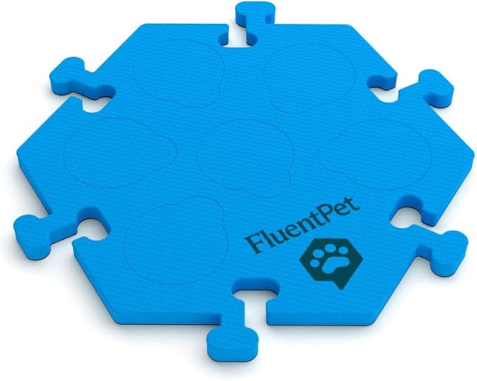 HexTile Dog & Cat Button Learning Kit, Blue