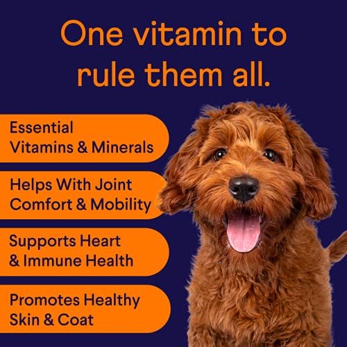 Finn All-in-1 Daily Multivitamin for Dogs - Probiotics & Omegas - 90 Ct