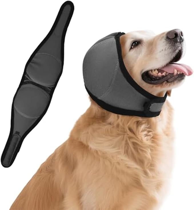 Dog Ear Muffs Noise Protection: Noise Cancelling for Fireworks Thunderstorms，Waterproof Ear Covers for Bath Swimming