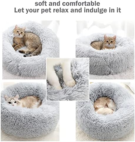 Calming Dog & Cat Donut Bed, 23.6"