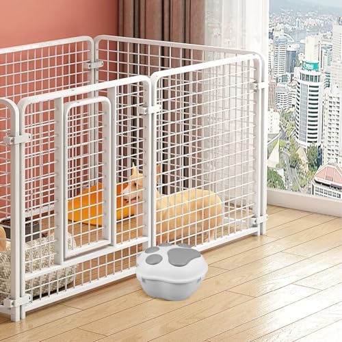 VICASKY Small Gray Airtight Dog Food Storage Container with Lid, Small, Gray