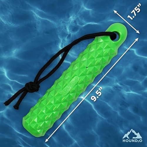 Rope Bumper Dog Toy - Floating Retriever Toy - Green Dog Bumper | Tough Durable Dog Toy, Floats, Training Toy, Indoor Outdoor Use