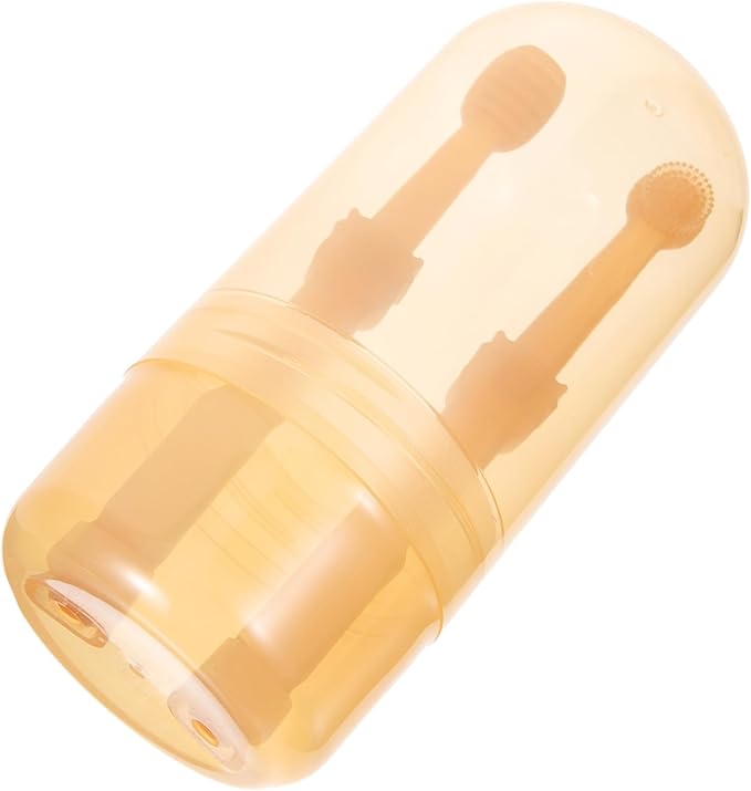 Pet Toothbrush for Dogs and Cats Soft Silicone Head for Gentle Cleaning Lightweight Portable Oral Care Tools Includes Brushes for Pets
