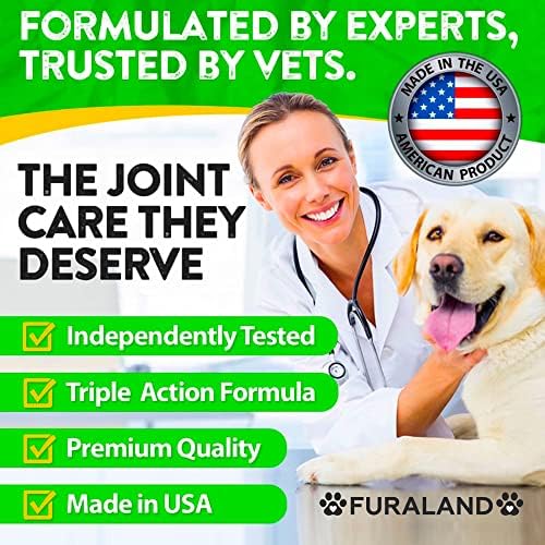 Hemp Hip and Joint Supplement for Dogs - Glucosamine for Dogs - 170 Ct