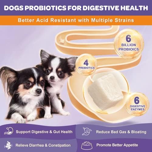 Probiotics for Dogs Chicken Falvored & Salmon Falvored