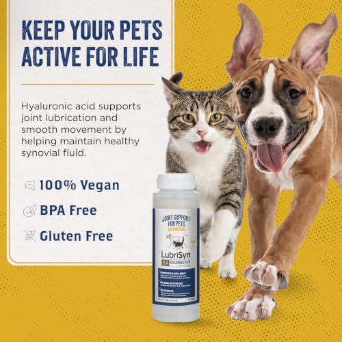 LubriSyn HA Hyaluronic Acid Hip & Joint Supplement for Dogs & Cats, 8 oz