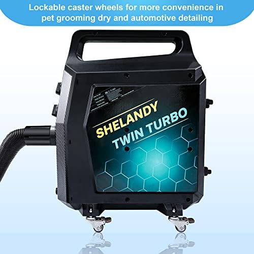 SHELANDY Twin Turbo Pet Dog Grooming Dryer Blower