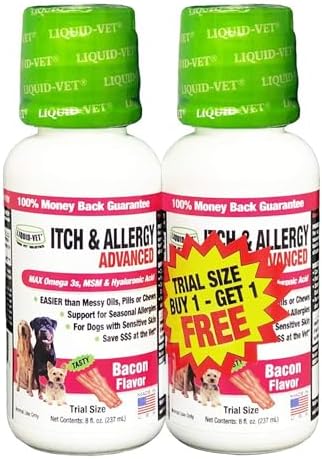 LIQUID-VET K9 Itch & Allergy Advanced - Omega-3s, MSM & Vitamin E