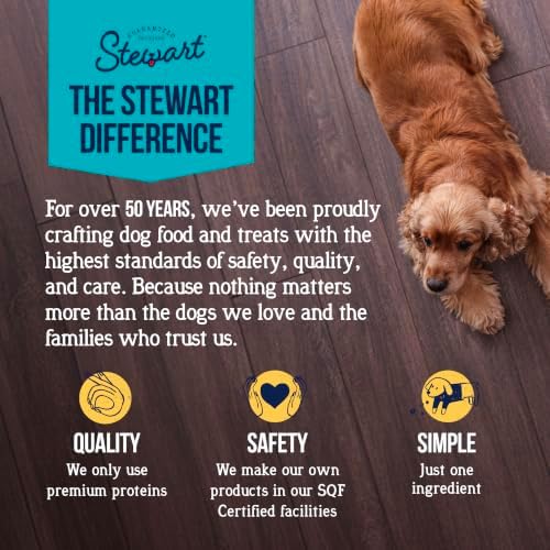 Stewart Freeze Dried Dog Treats, 100% Chicken Liver, 2.5 oz Pouch