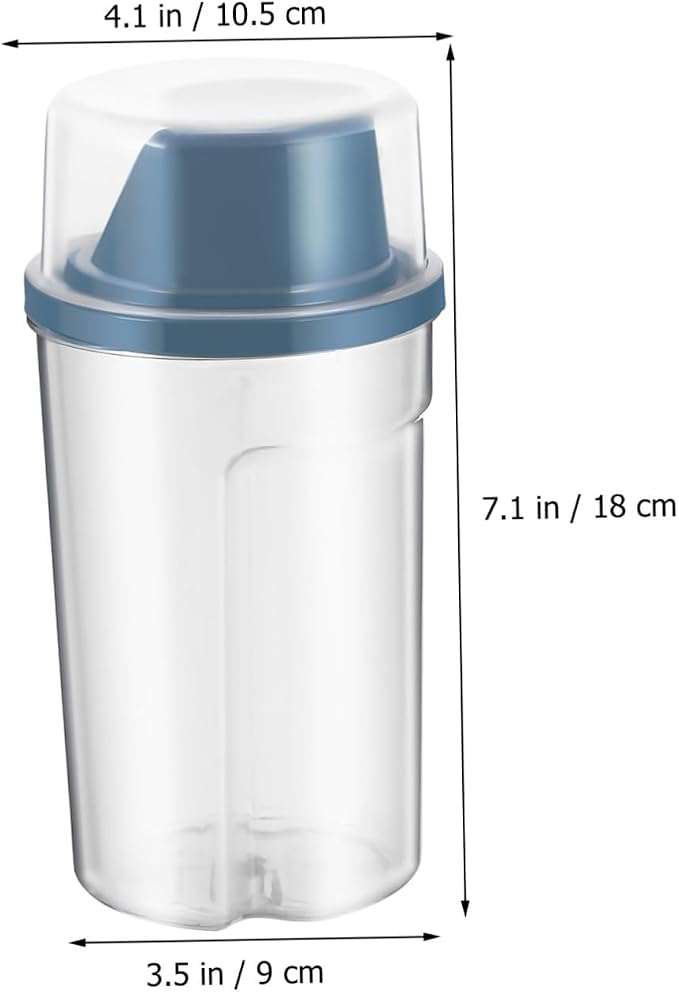 6pcs Pet Food Container Airtight Dog Food Storage Bucket Easy Pouring Refilling for Cats, 6-Pack
