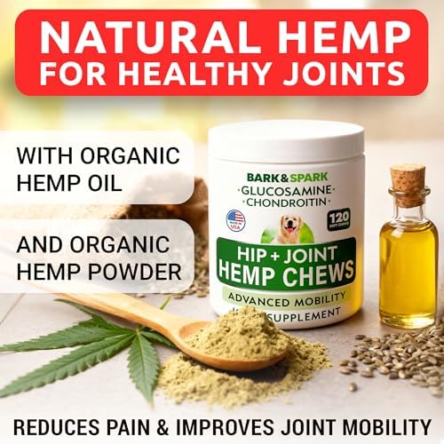 Advanced Joint Hemp Chews for Dogs Mobility - Hip&Joint Pain Relief Treats