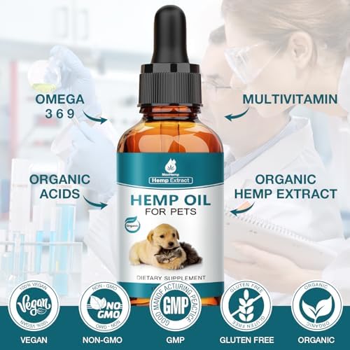 Pet Неmр Oil for Dogs and Cats 2 Packs