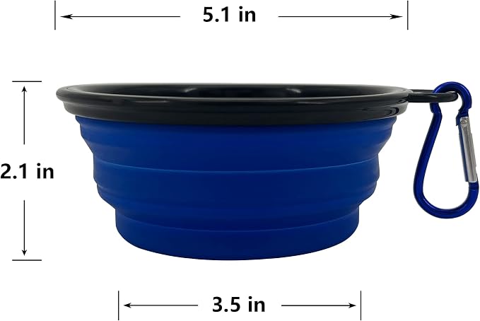 Collapsible Dog Bowl, 10 Pack, Portable & Reusable
