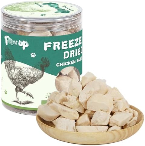PAWUP Freeze Dried Chicken Breast Dog Treats, 3.8oz