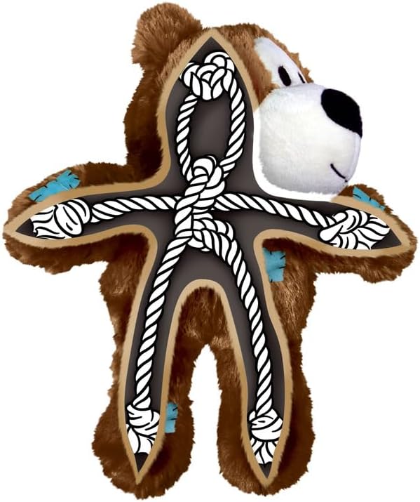 KONG Wild Knots Bear Dog Toy - Small/Medium - Assorted Colors