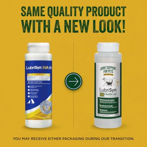 LubriSyn HA Hip & Joint Supplement Plus MSM for Dogs & Cats, 8 oz