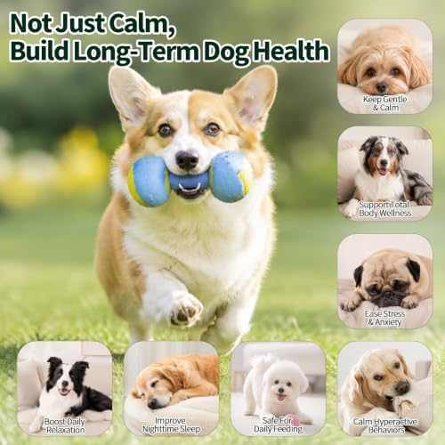 Dog Calming Chewable Tablets 200 Tablets Melatonin, Chicken