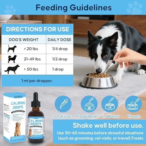 Calming Drops for Dogs with Melatonin